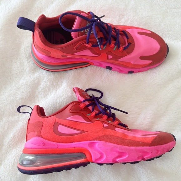 Nike Air Max 270 Sneaker in Mystic Red, Burnt Crimson, Pink Blast, Habanero 7.5 - Picture 3 of 15